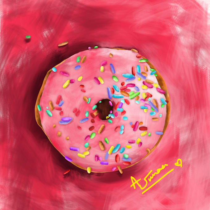 do food illustrations for you in my style