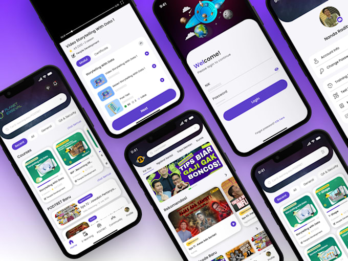 design UI UX design for website and mobile app using figma