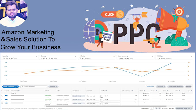 setup, manage and optimize amazon PPC campaigns