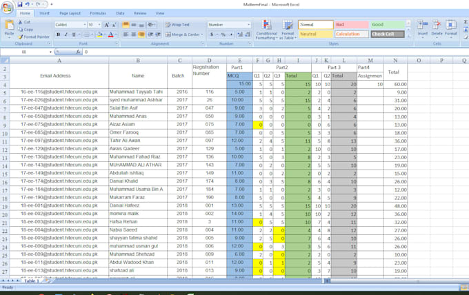 do data entry on ms office