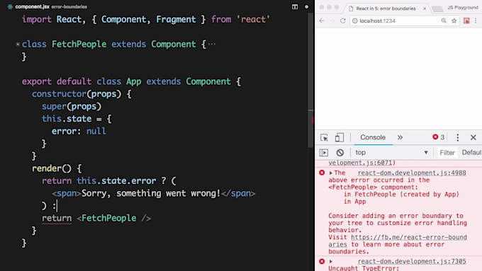 Code or fix any html, javascript, mongodb or react error bug by ...