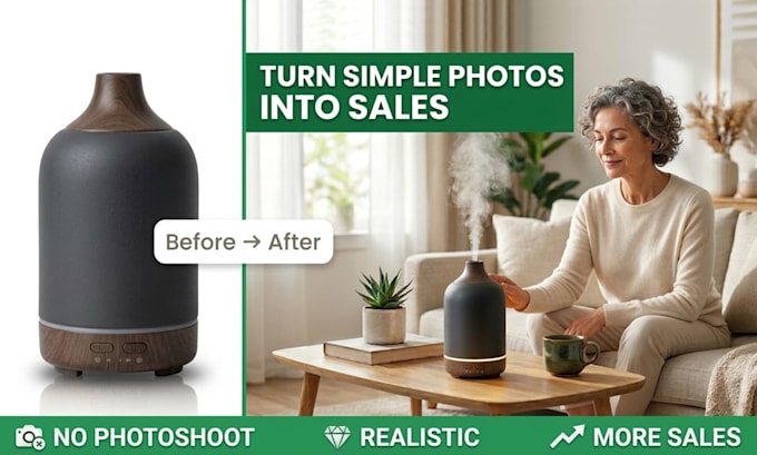 create high converting ai lifestyle product images for ecommerce