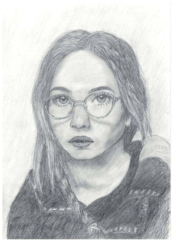 Draw you in realistic pencil style by Marcosleonel_ Fiverr