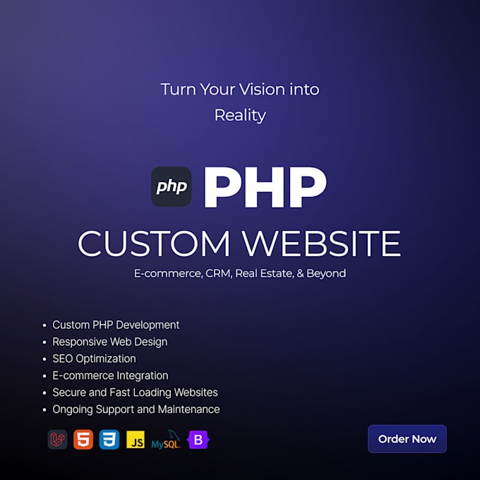 design a custom website for you
