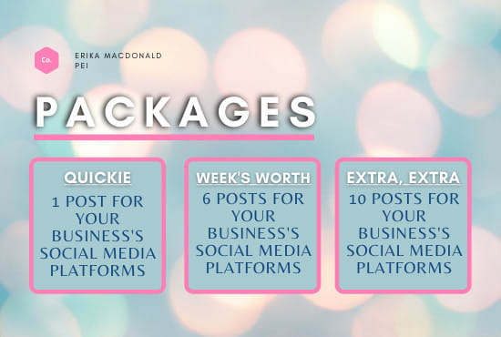 create social media content