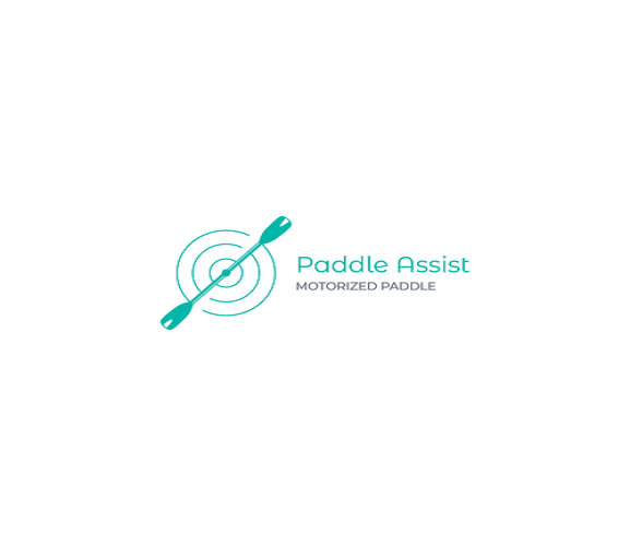 design paddle assist logo design motorized paddle
