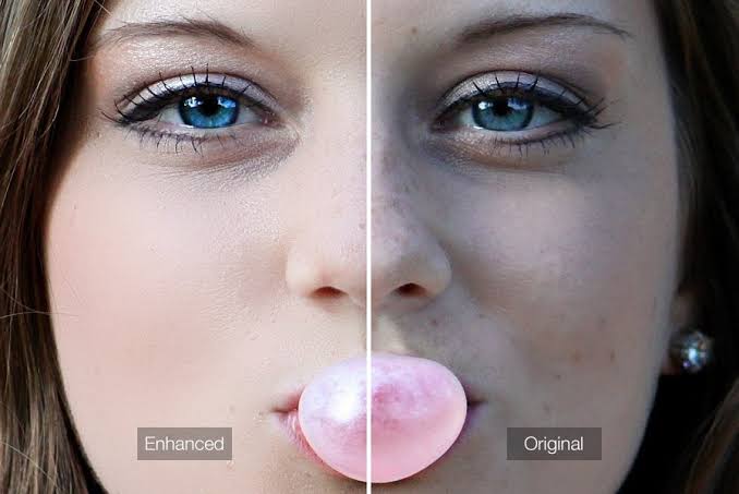 do retouching and enhancing your photo