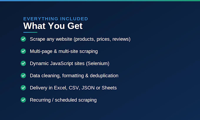 do professional web scraping and data extraction