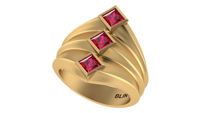 jewelry cad design for 3d printing and rendering