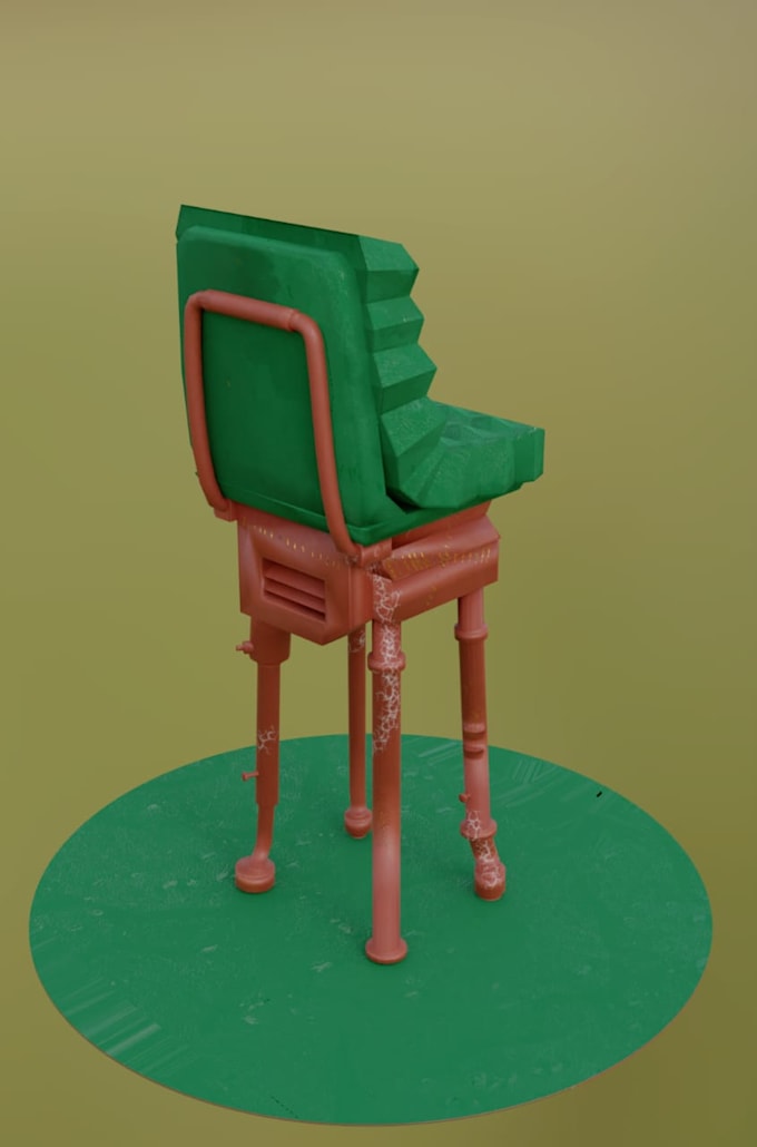 do 3d model props and objects for game ready assets high, low poly in blender