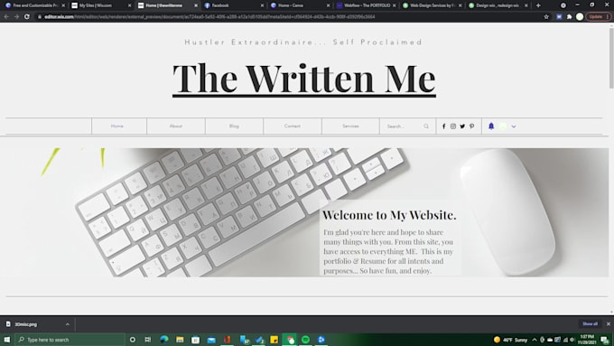 design a custom website
