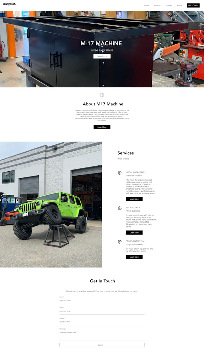 design a modern and fast website