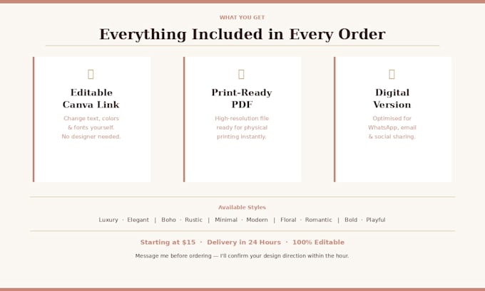 create luxury invitation templates for weddings and special events