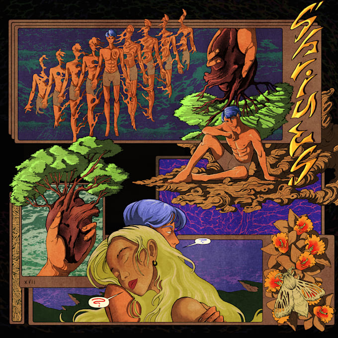 cerate a psychedelic surrealistic art for you