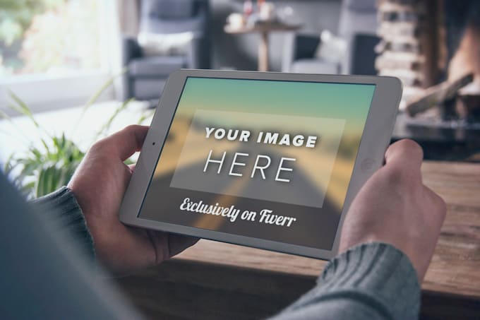 create a realistic ipad mock up