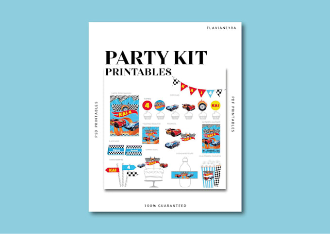 create custom party printables for your event