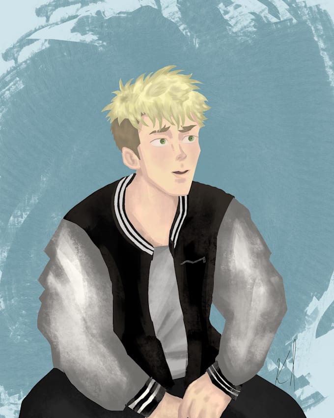 anime free style portrait