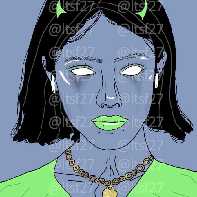 create nft face illustrations