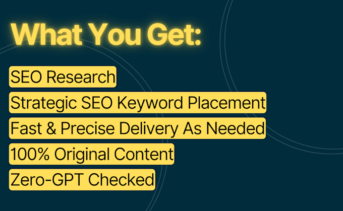 do SEO article writing or content writing for your blog