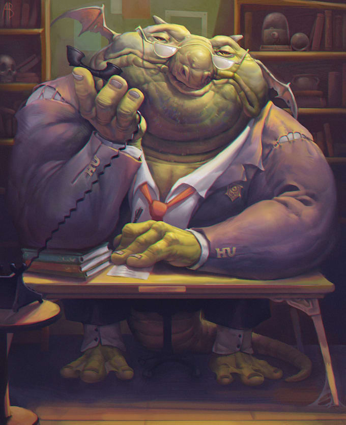 illustrate a realistic character, creature, or scene