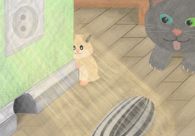 draw a cute and warm picture for you