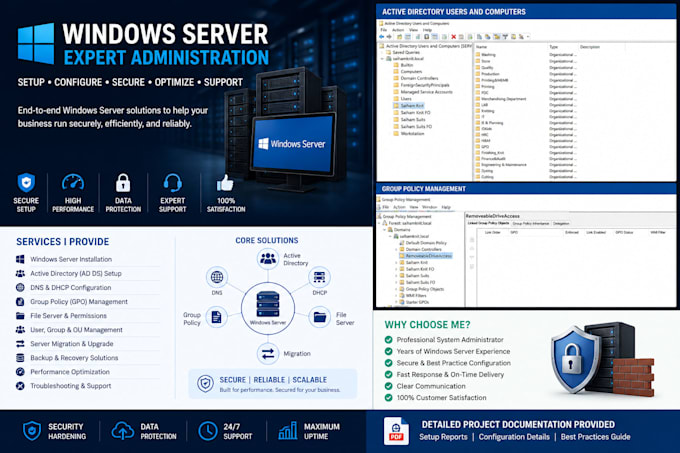 install windows server and active directory