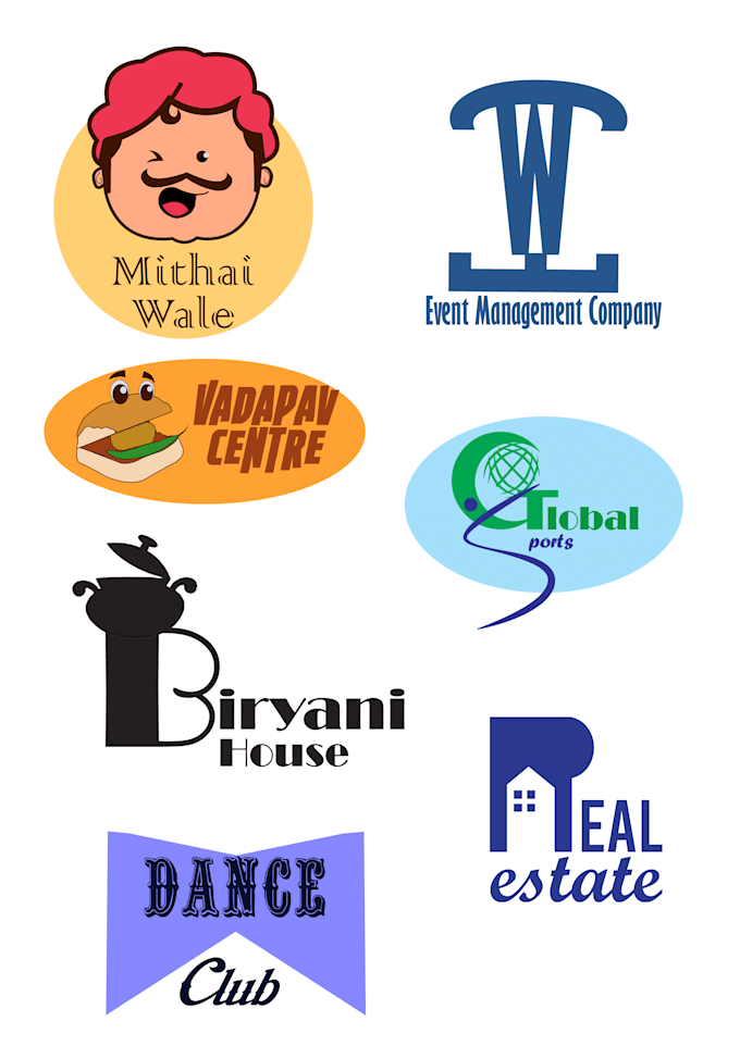 do minimalistic logo, icons, graphics