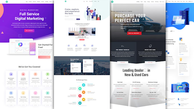 create wordpress website for your business, ecommerce website or blog