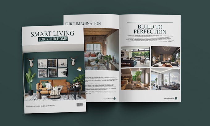 design professional magazine layout, newsletters and catalog
