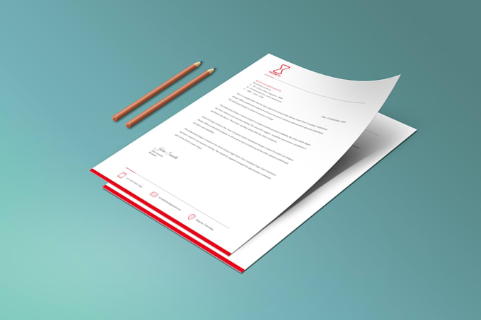 design a professional editable company letterhead