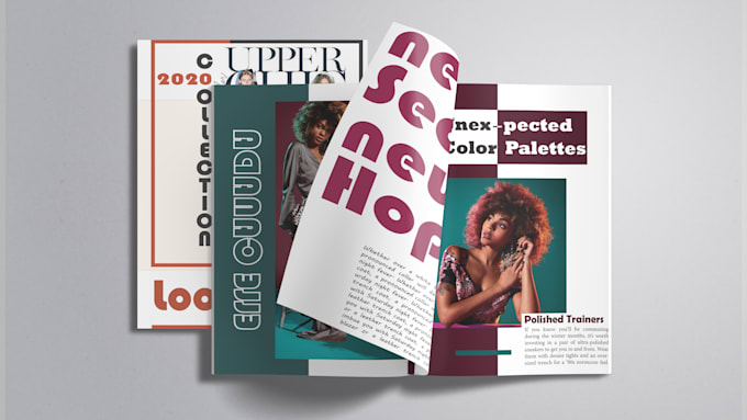 do magazine design layout brochure, product catalog