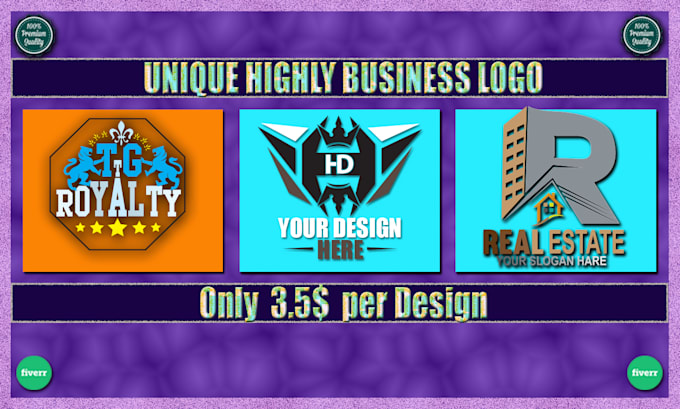 unique highly logo business for your band or business