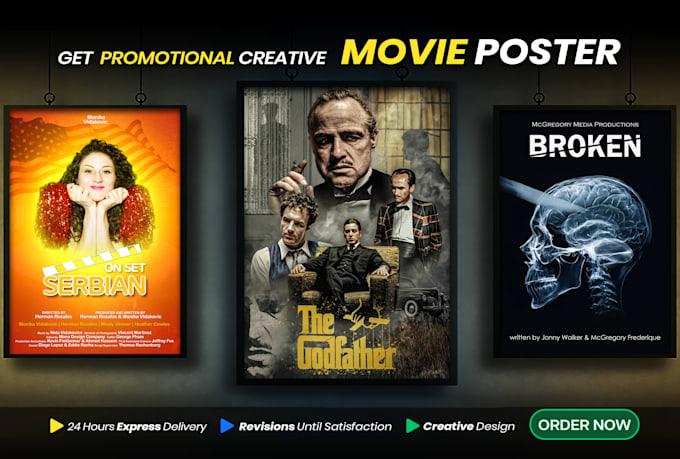design professional film poster or event poster movie poster