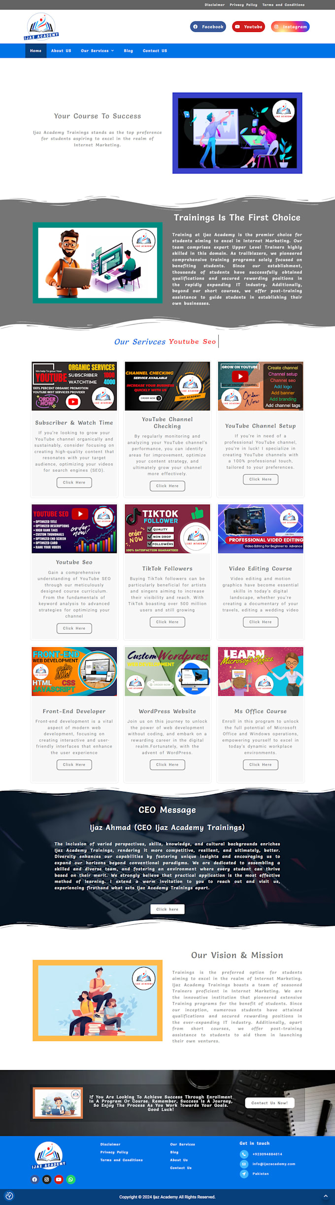 create responsive wordpress website design or blog