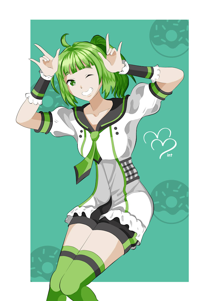 Draw you anime art by Remitokun Fiverr