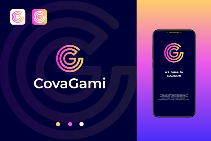 design tech startup, crypto, technology, cyber security, and ai logo
