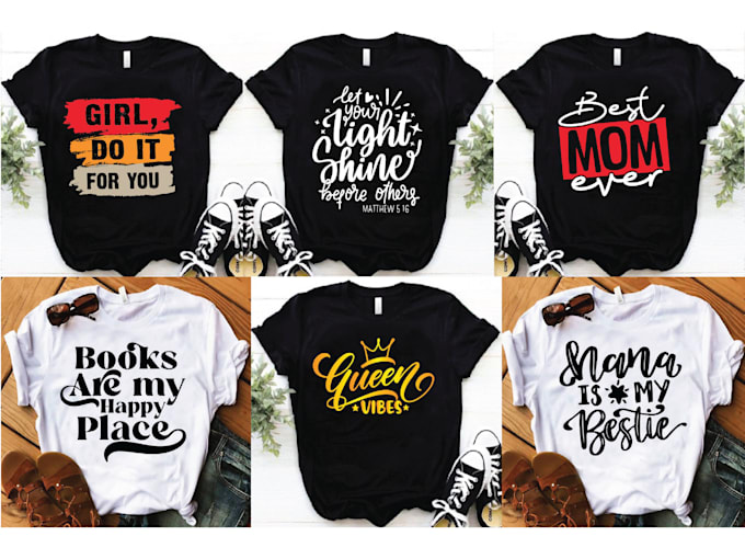 do trendy typography t shirt design and graphic t shirt