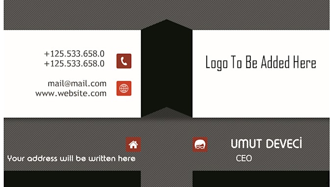 beautifully designed business card