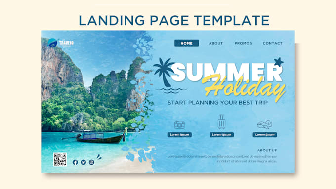design landing page, xd, ps or figma mockup