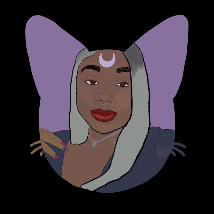 create a digital portrait
