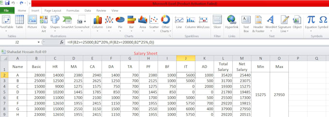ms word excel PPT, data entry file convert, excel graph