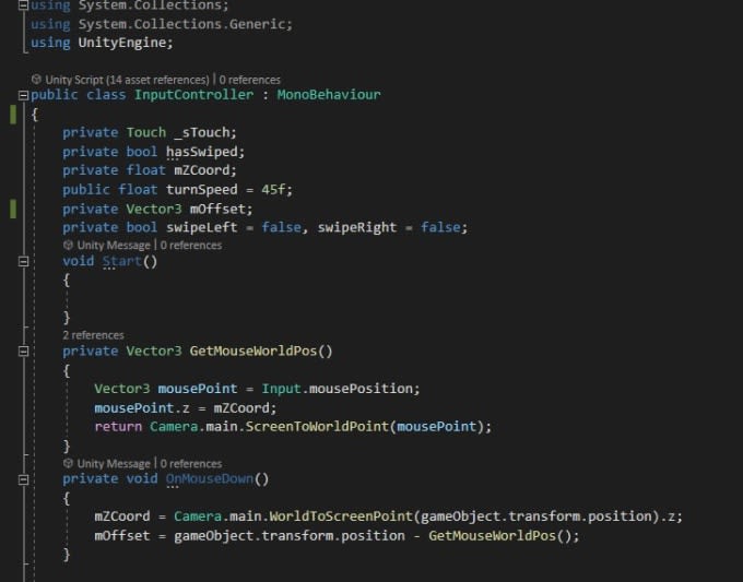 Code unity scripts for your game by Fromthe6ix | Fiverr