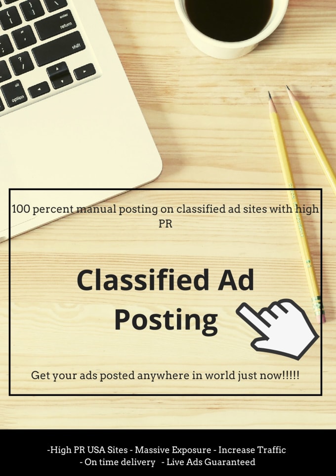 Post your classified ads in usa or anywhere manually by Johnlancer1249