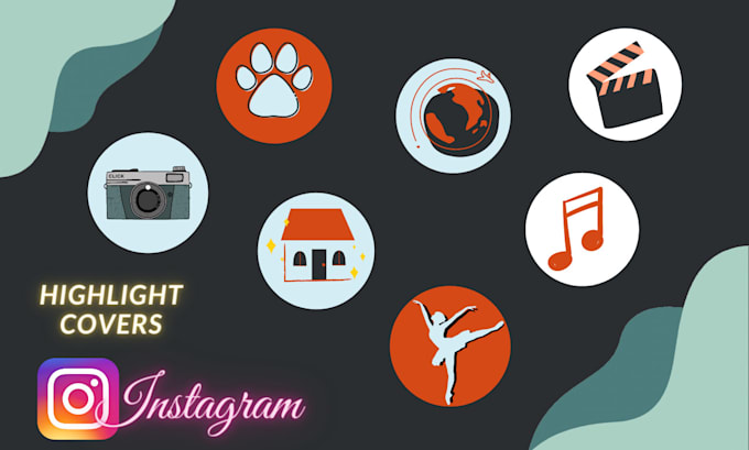 create aesthetic instagram story highlight icons
