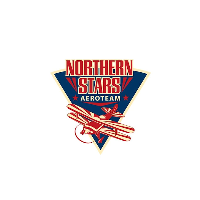 create an exciting logo for an airshow formation flying team