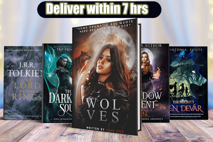 do kdp book cover design or design amazon kdp cover , kindle book cover design