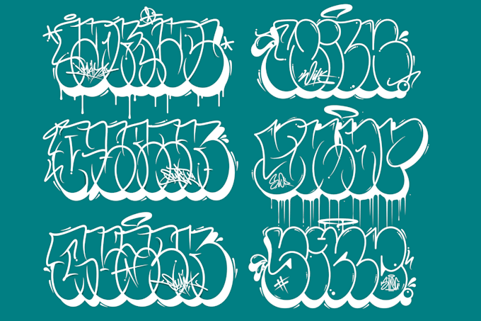 create custom graffiti throw up or graffiti bubble your name