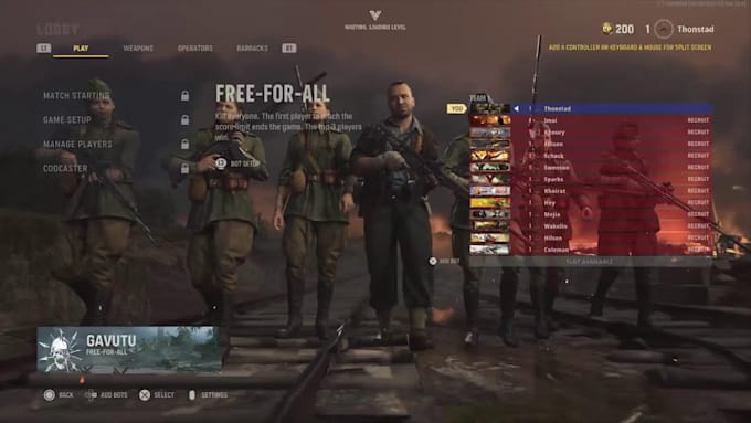 record your competitive cod vod