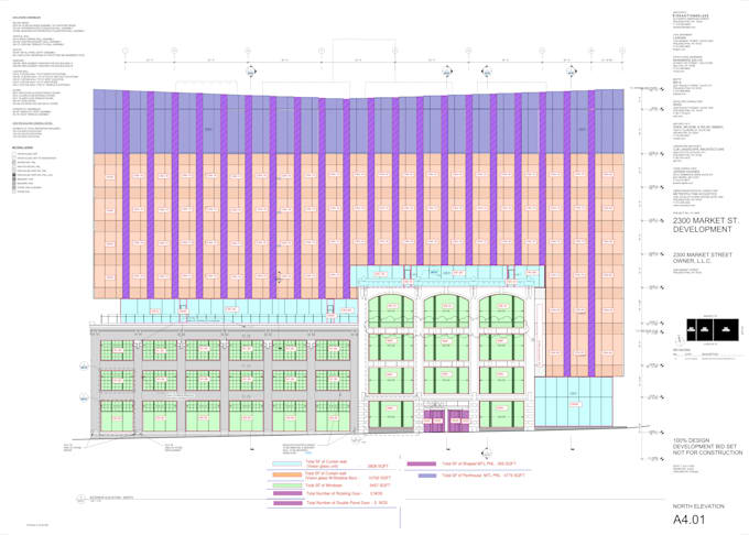 do building area and material quantity takeoff