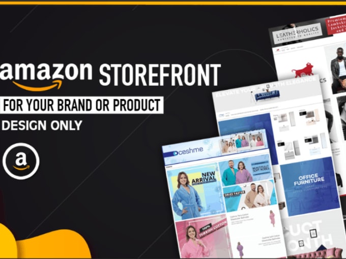 create your amazon brand store or amazon storefront design
